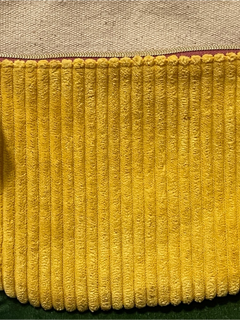 Ipsy Stylish Yellow Ribbed Women’s Mini Bag